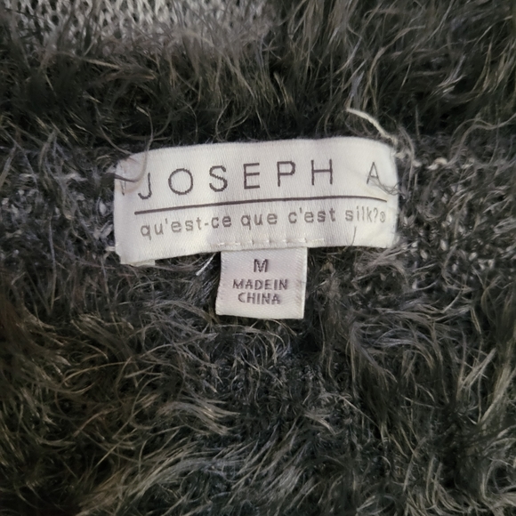 Joseph A Long Sleeve Eyelash Polka Dot Sweater Size Med - Picture 2 of 4